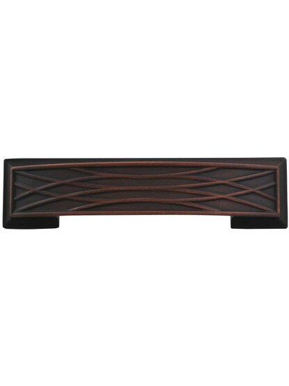 Aberdeen Cup Pull - 3 3/4 inch Center-to-Center in Brushed Oil Rubbed Bronze.